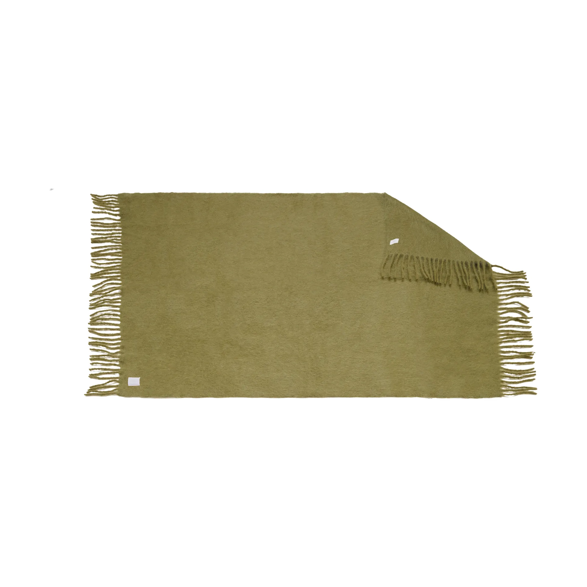 Dune mohair pläd  130x170 cm, Olive Scandi Living