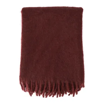Dune mohair pläd  130x170 cm - Plum - Scandi Living