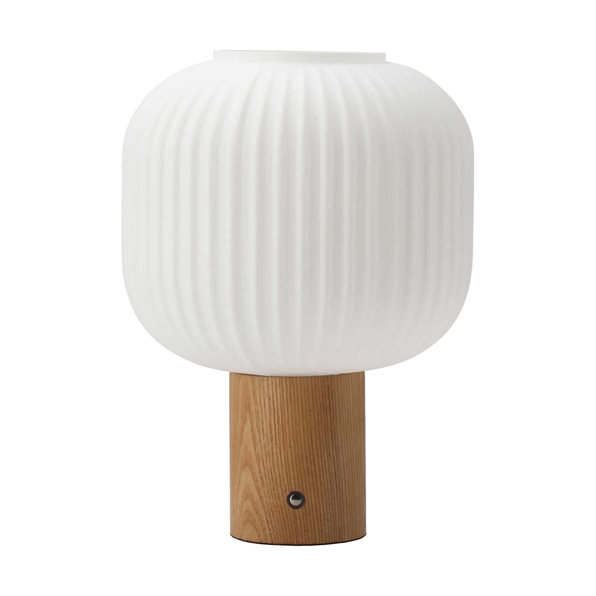 Fair portabel bordslampa, Frostat glas-ask Scandi Living
