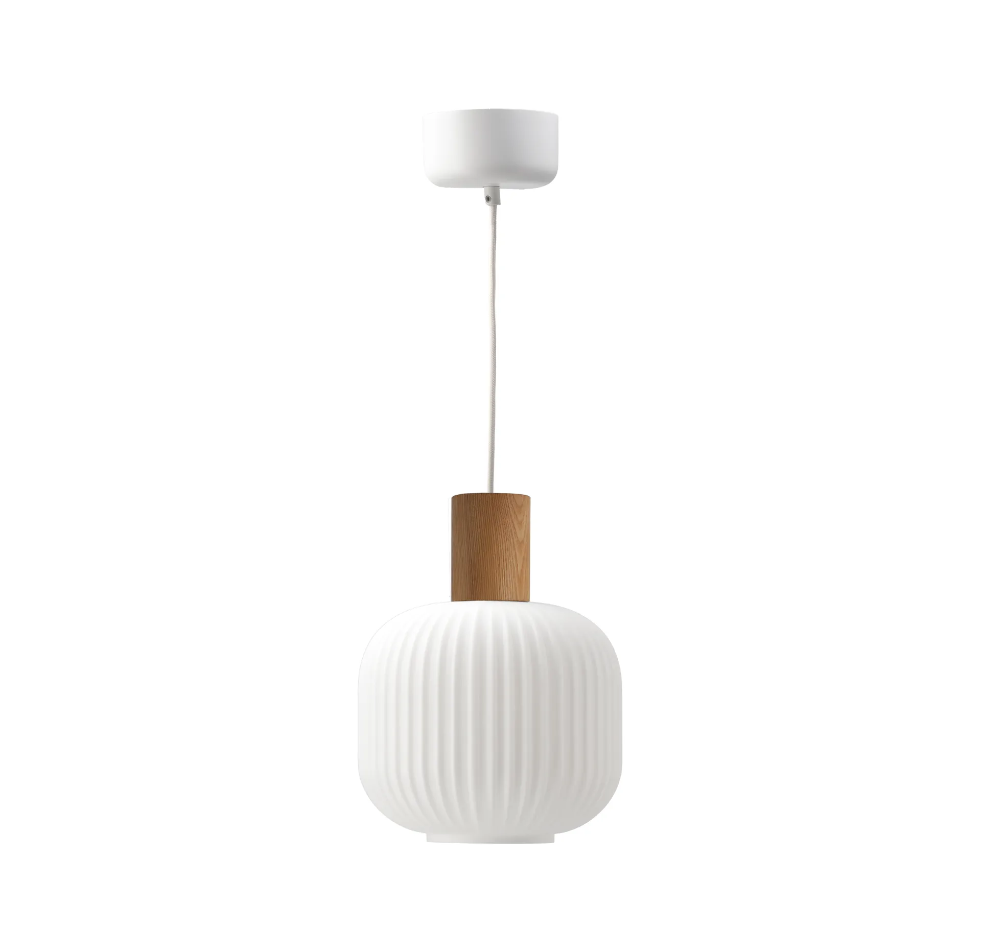 Fair taklampa Ø20cm, Frostat glas-ask Scandi Living