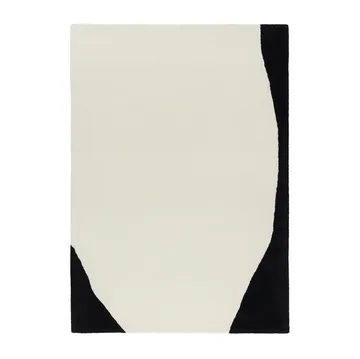 Flow ullmatta vit-svart - 170x240 cm - Scandi Living