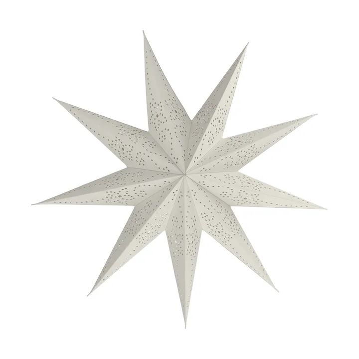 Folk adventsstjärna - Vit, Ø45 cm - Scandi Living
