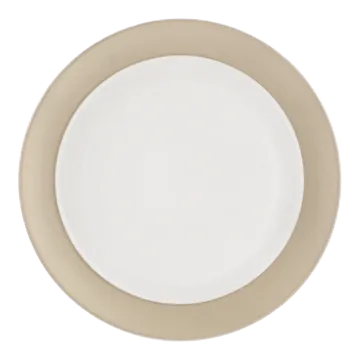 Fossil assiett Ø21 cm - Vit - Scandi Living
