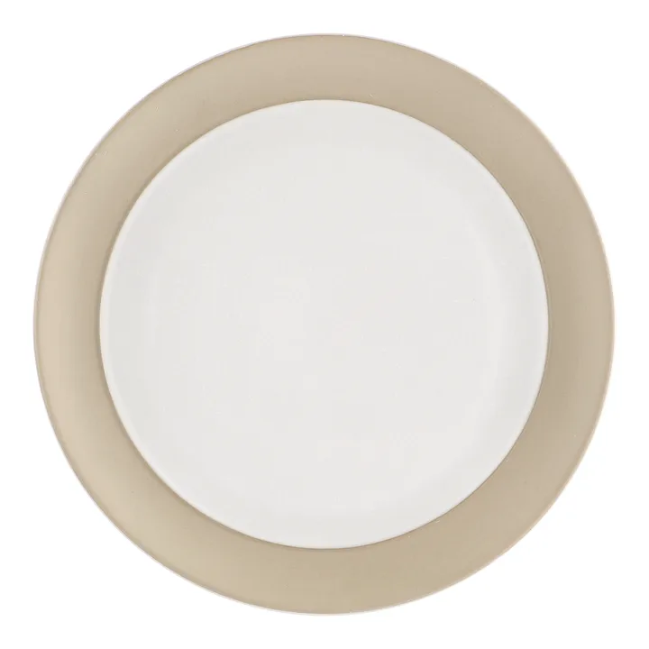 Fossil assiett Ø21 cm - Vit - Scandi Living
