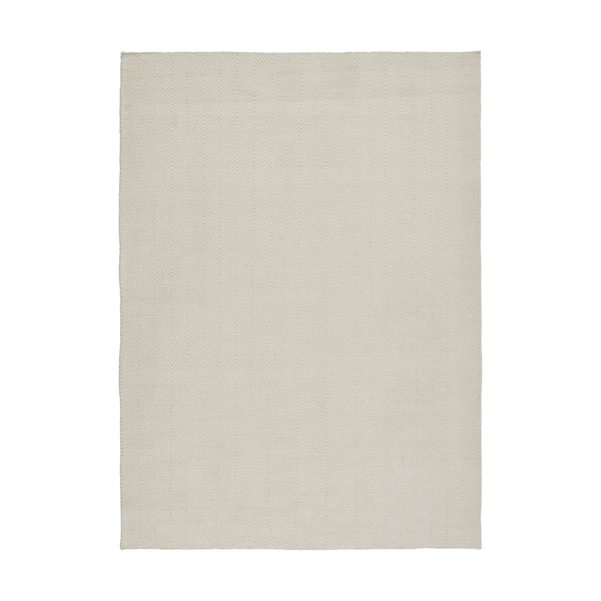 Furrow ullmatta naturvit, 170x240 cm Scandi Living