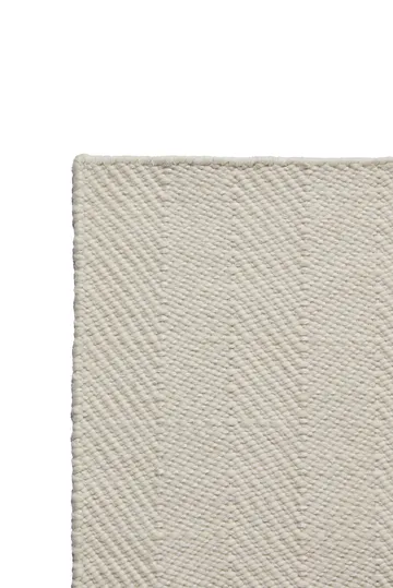 Furrow ullmatta naturvit - 170x240 cm - Scandi Living