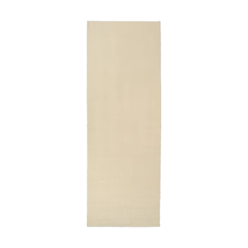 Furrow ullmatta naturvit - 80x240 cm - Scandi Living
