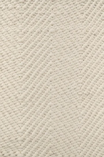Furrow ullmatta naturvit - 80x240 cm - Scandi Living