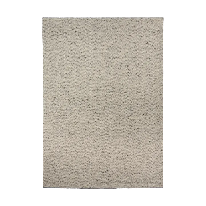 Furrow ullmatta naturvit/grå - 170x240 cm - Scandi Living