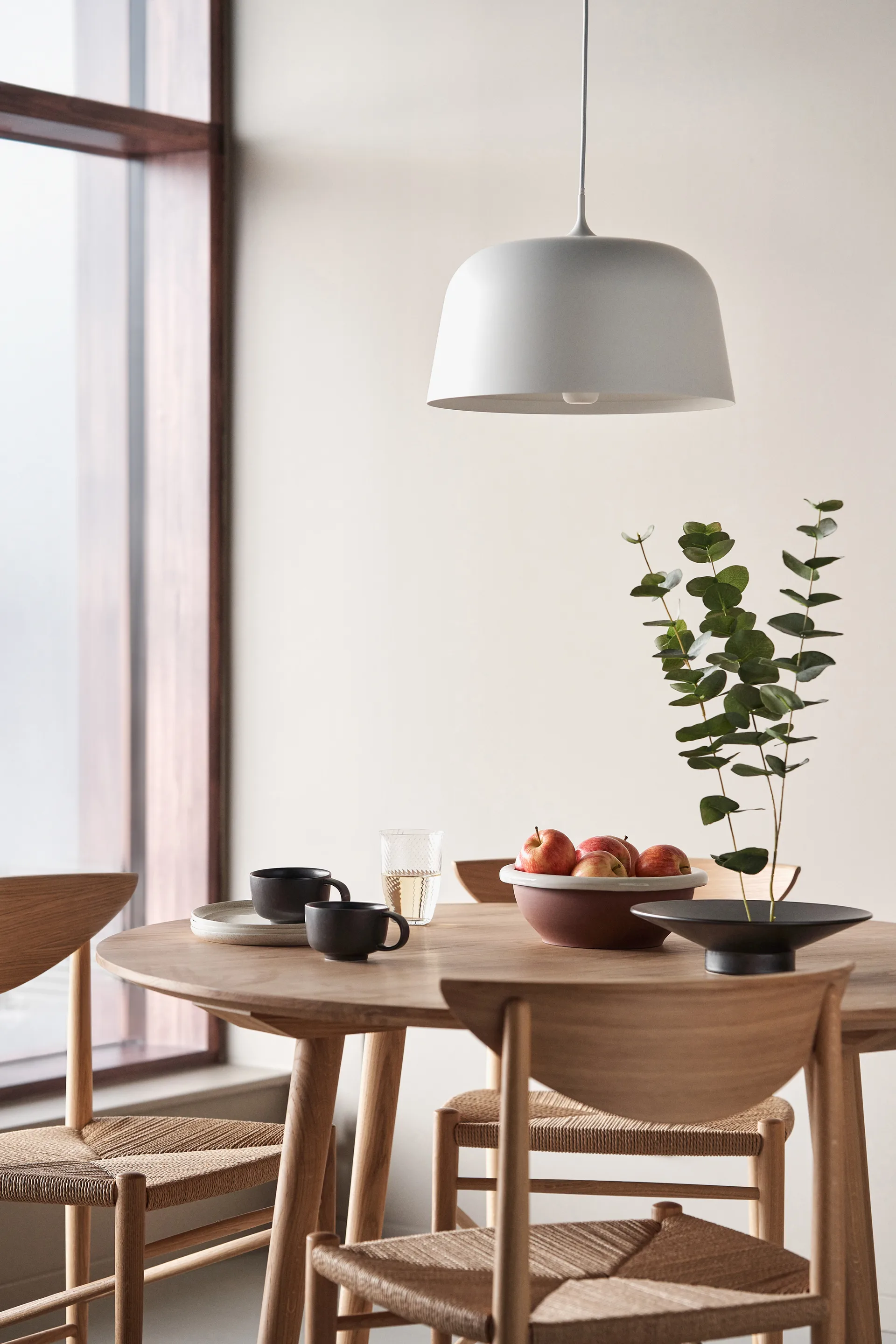 Halo taklampa Ø38 cm, White Scandi Living