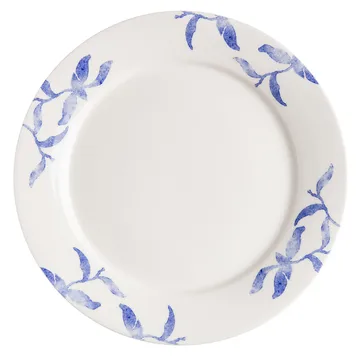 Havspil tallrik 28 cm 4-pack - blå-vit - Scandi Living