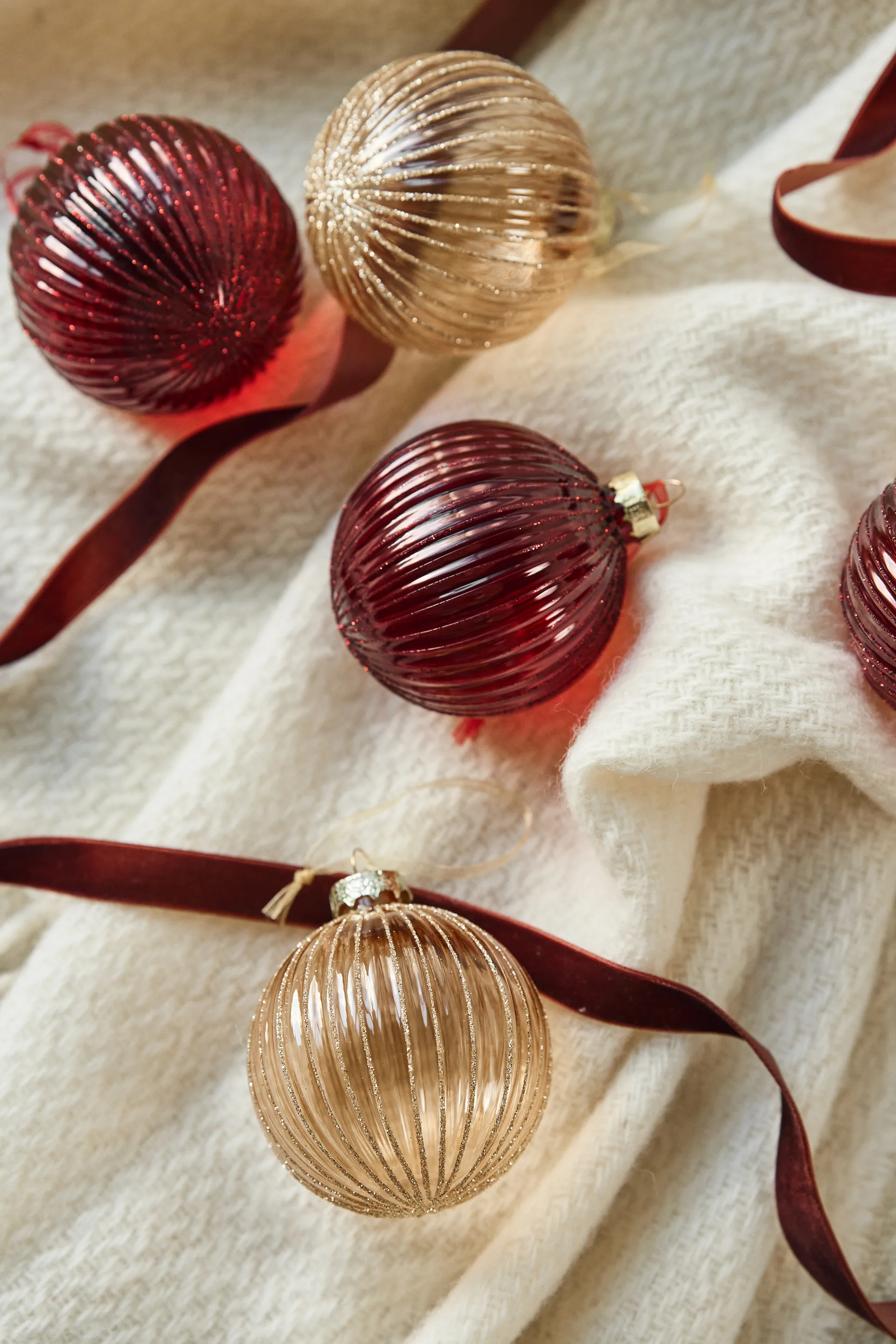 Holiday julgranskula 6-pack, Red Scandi Living