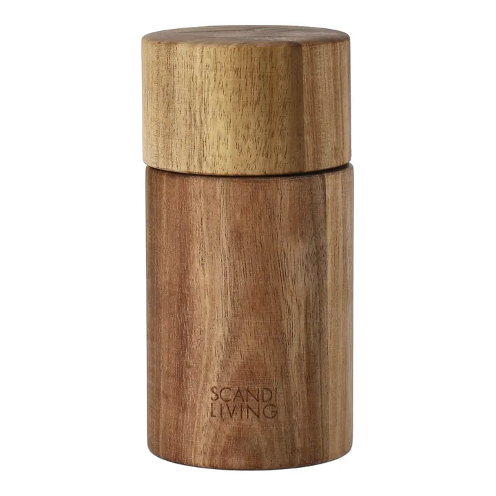 Hollow saltkvarn 13 cm - Akacia - Scandi Living