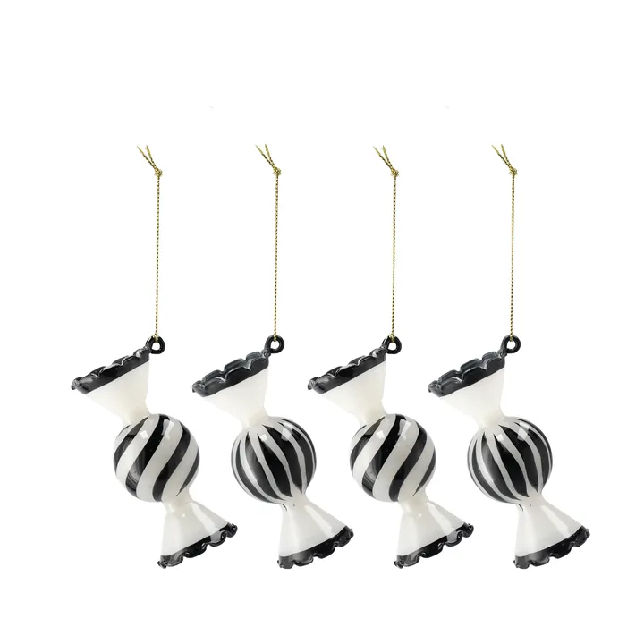 Jolly julgranskula 4-pack - Vit - Scandi Living