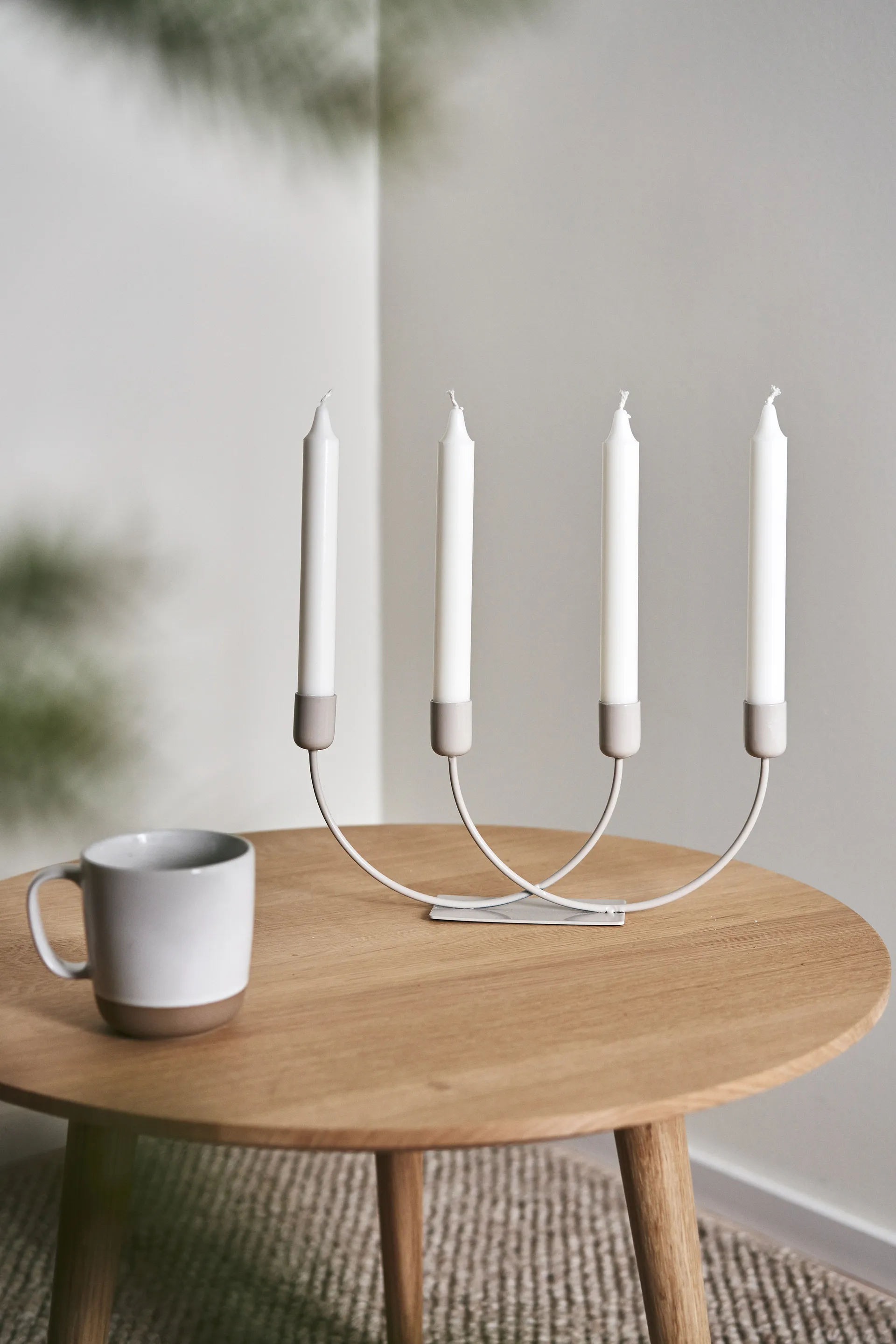 Joy ljusstake, Beige Scandi Living