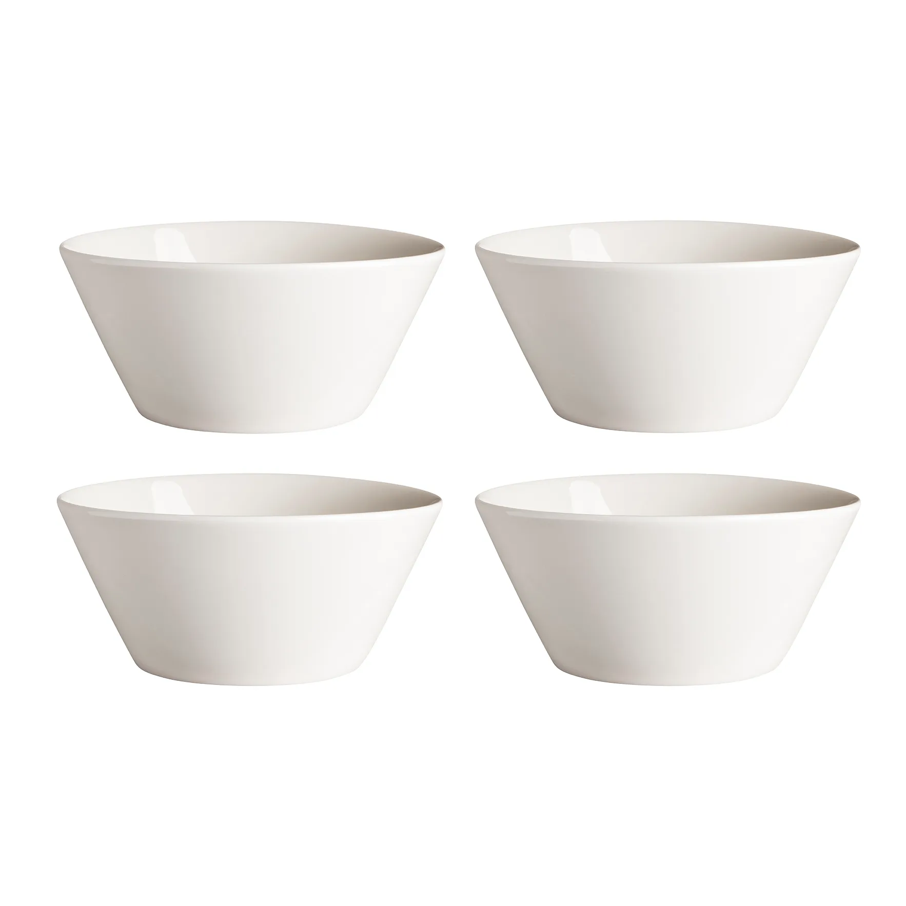 Kalk frukostskål 60 cl 4-pack, vit Scandi Living