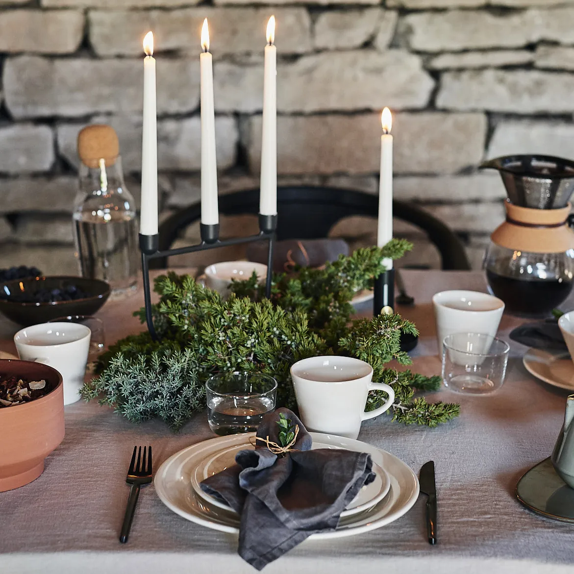 Kalk mugg 30 cl, vit Scandi Living