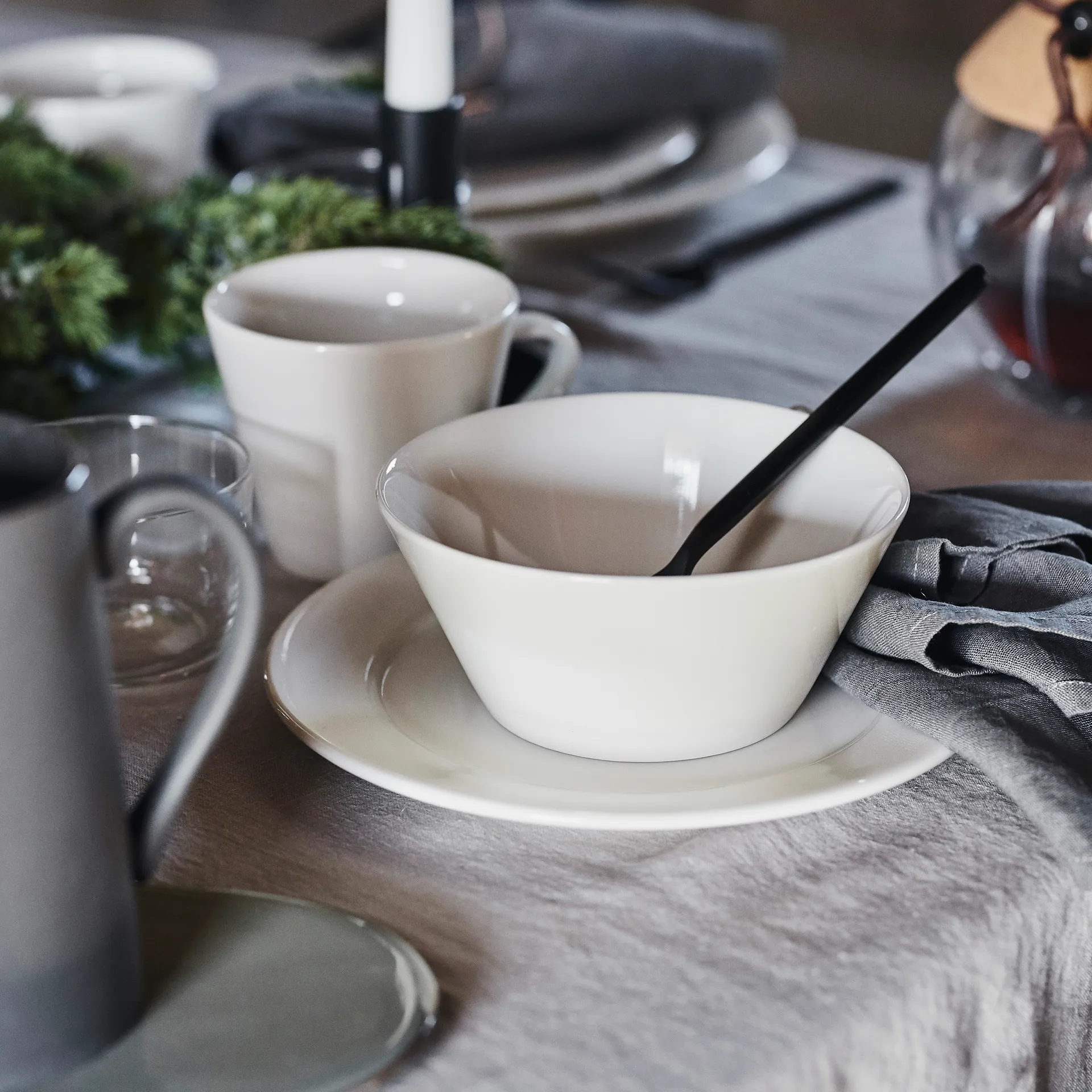 Kalk servisset 16 delar - Vit Scandi Living