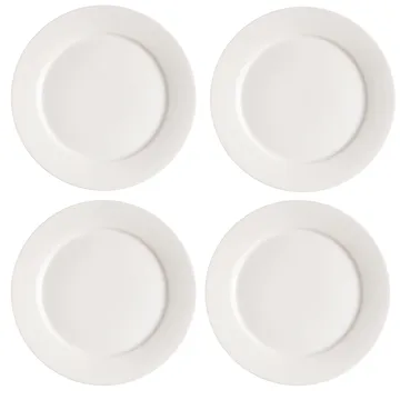 Kalk tallrik 28 cm 4-pack - vit - Scandi Living