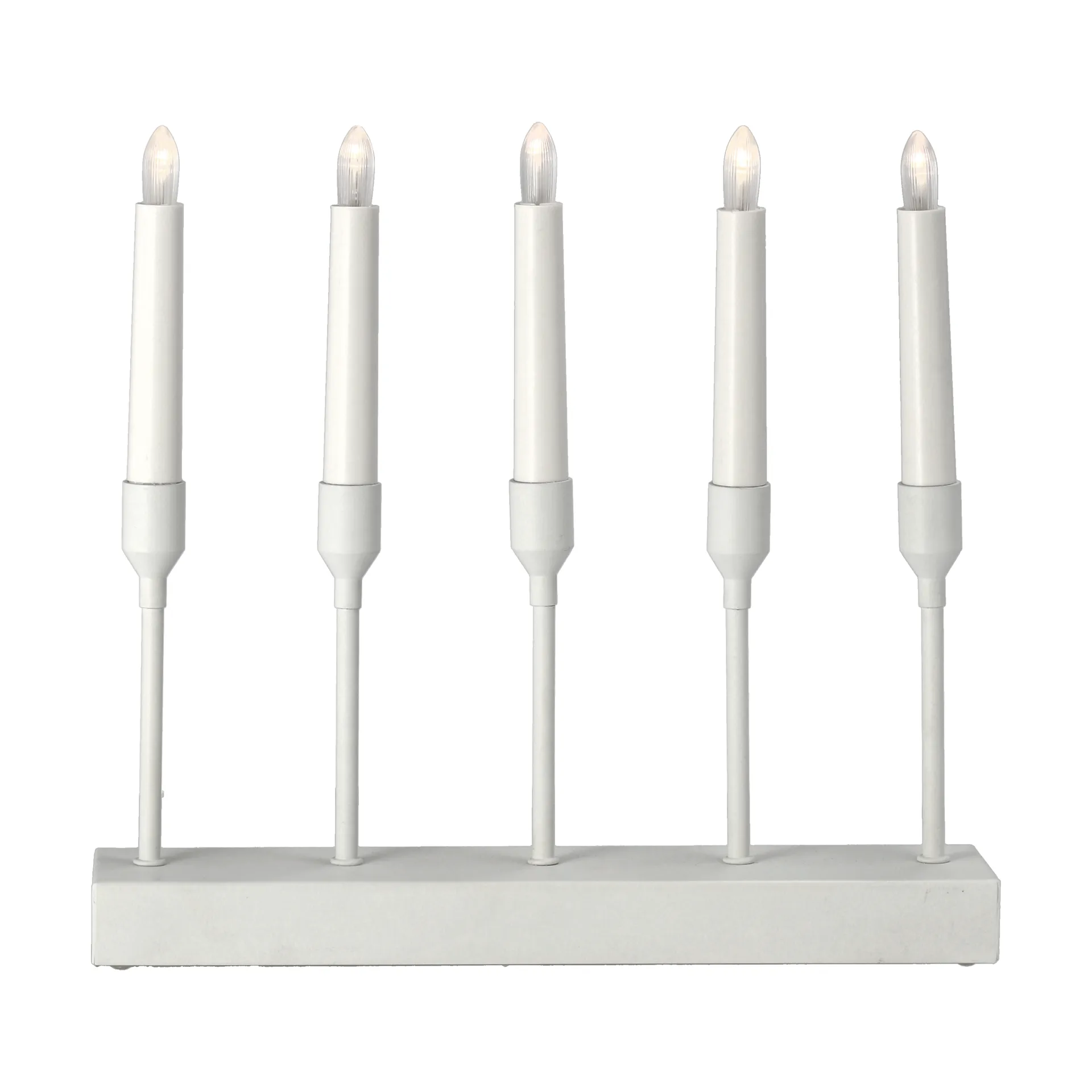 Kindle portabel adventsljusstake 30 cm, Vit Scandi Living
