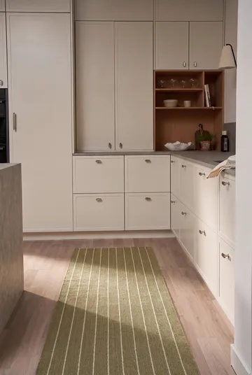 Lane gångmatta - Olive green, 70x150 cm - Scandi Living