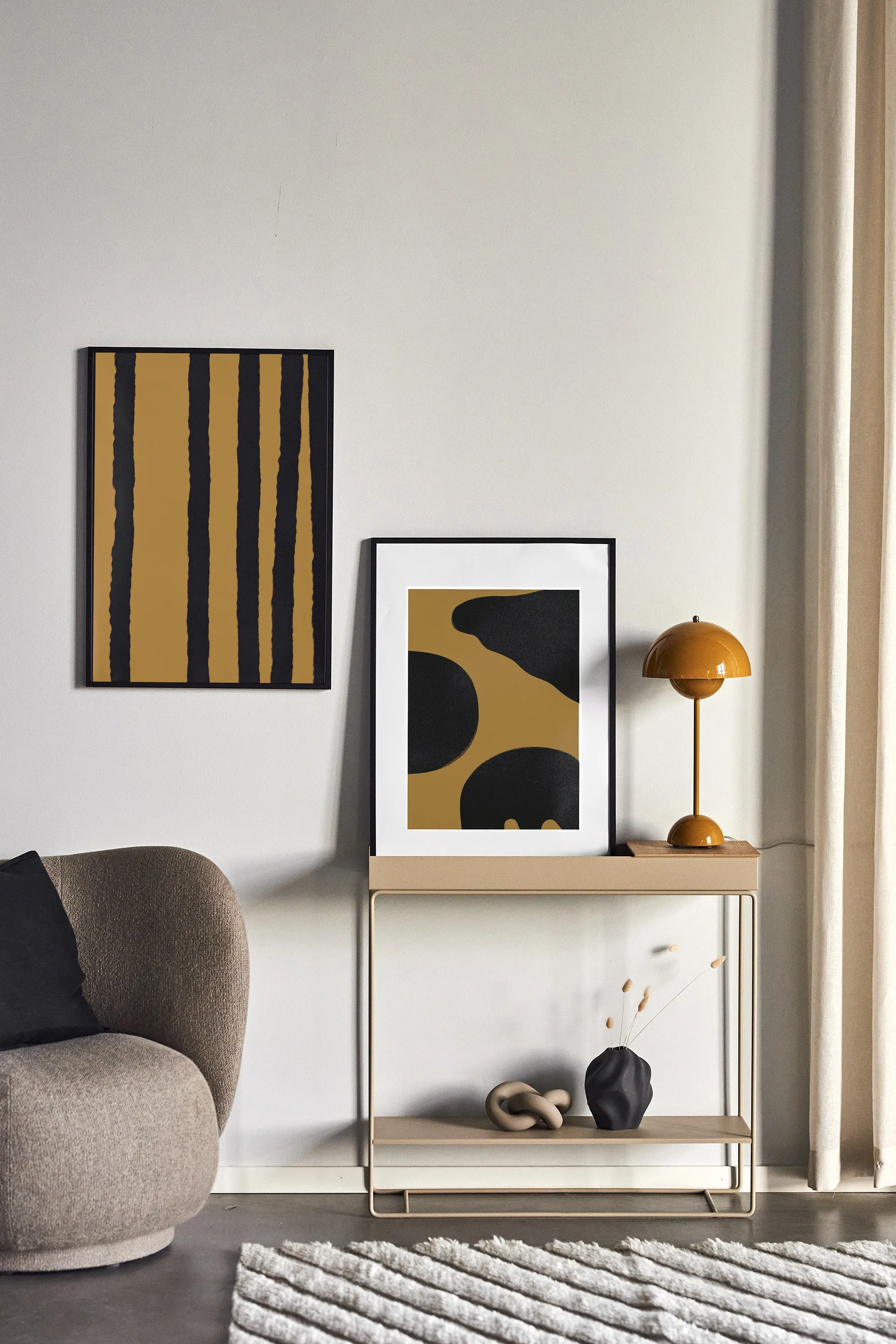 Lineage poster brun, 50x70 cm Scandi Living