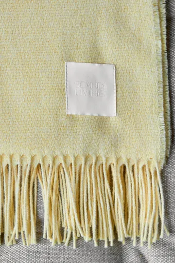 Loom bomullspläd 125x170 cm - Buttercream - Scandi Living