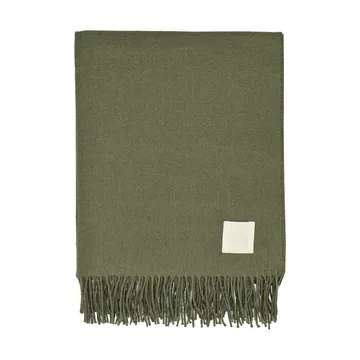 Loom bomullspläd 125x170 cm - Khaki - Scandi Living