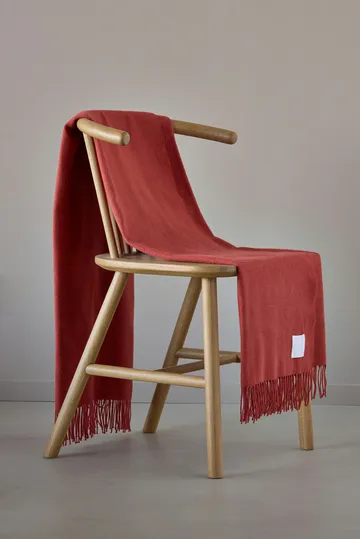 Loom bomullspläd 125x170 cm - Rust - Scandi Living