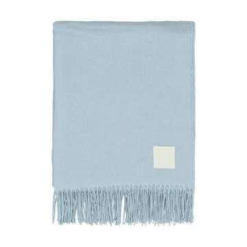 Loom bomullspläd 125x170 cm - Sky blue - Scandi Living