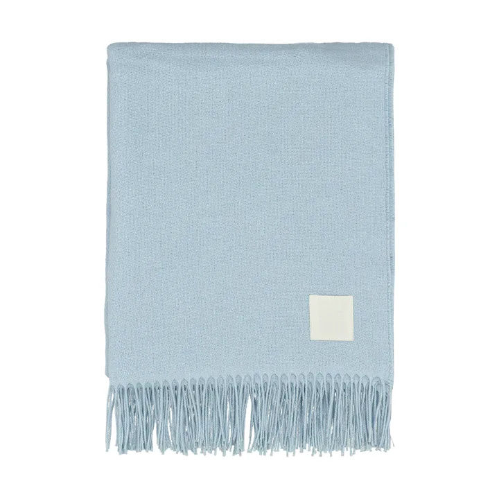 Loom bomullspläd 125x170 cm - Sky blue - Scandi Living