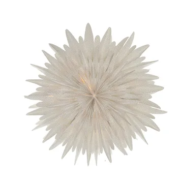 Luna adventsstjärna Ø80 cm 2-pack - Vit med prickar - Scandi Living
