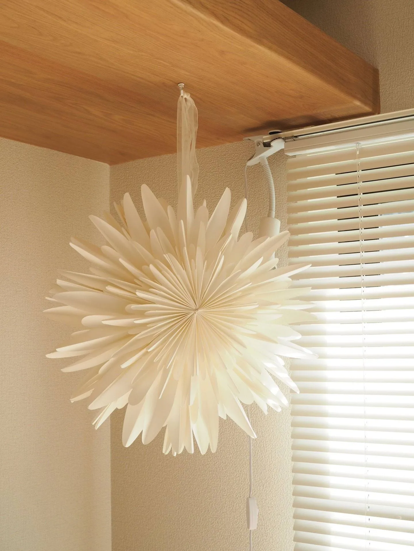 Luna adventsstjärna vit, 45 cm Scandi Living
