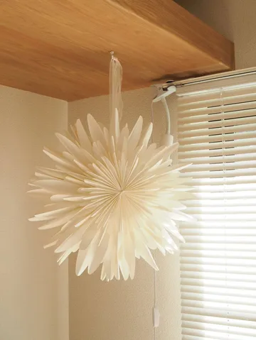 Luna adventsstjärna vit - 45 cm - Scandi Living