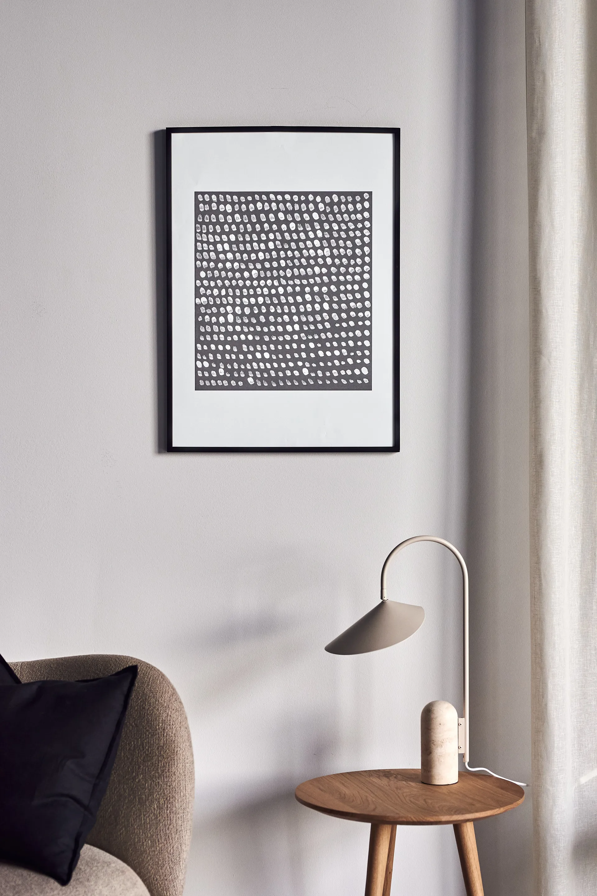 Multitude poster grå, 50x70 cm Scandi Living