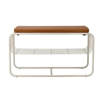 Nod bänk/skohylla 80x36x42 cm - Beige - Scandi Living