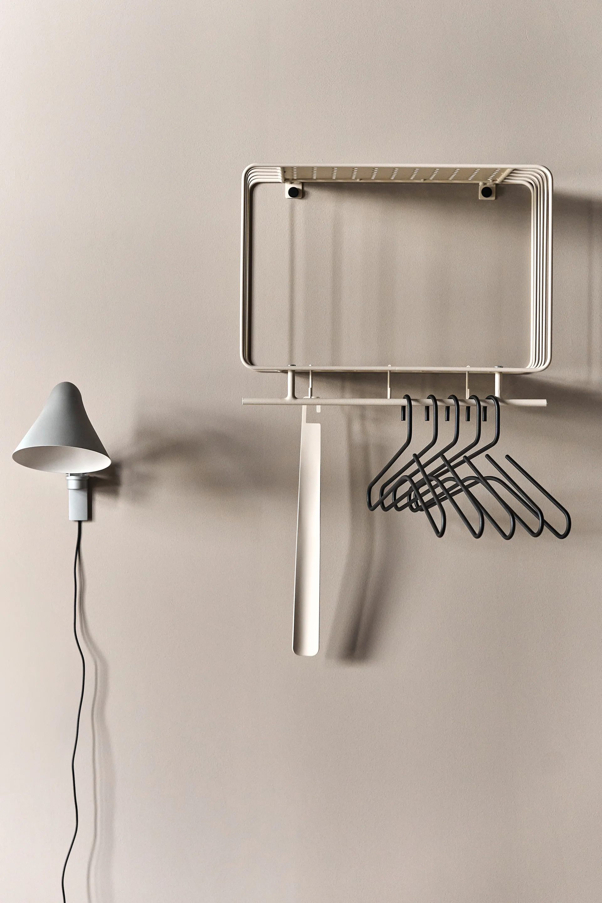 Nod hatthylla 45 cm, Beige Scandi Living