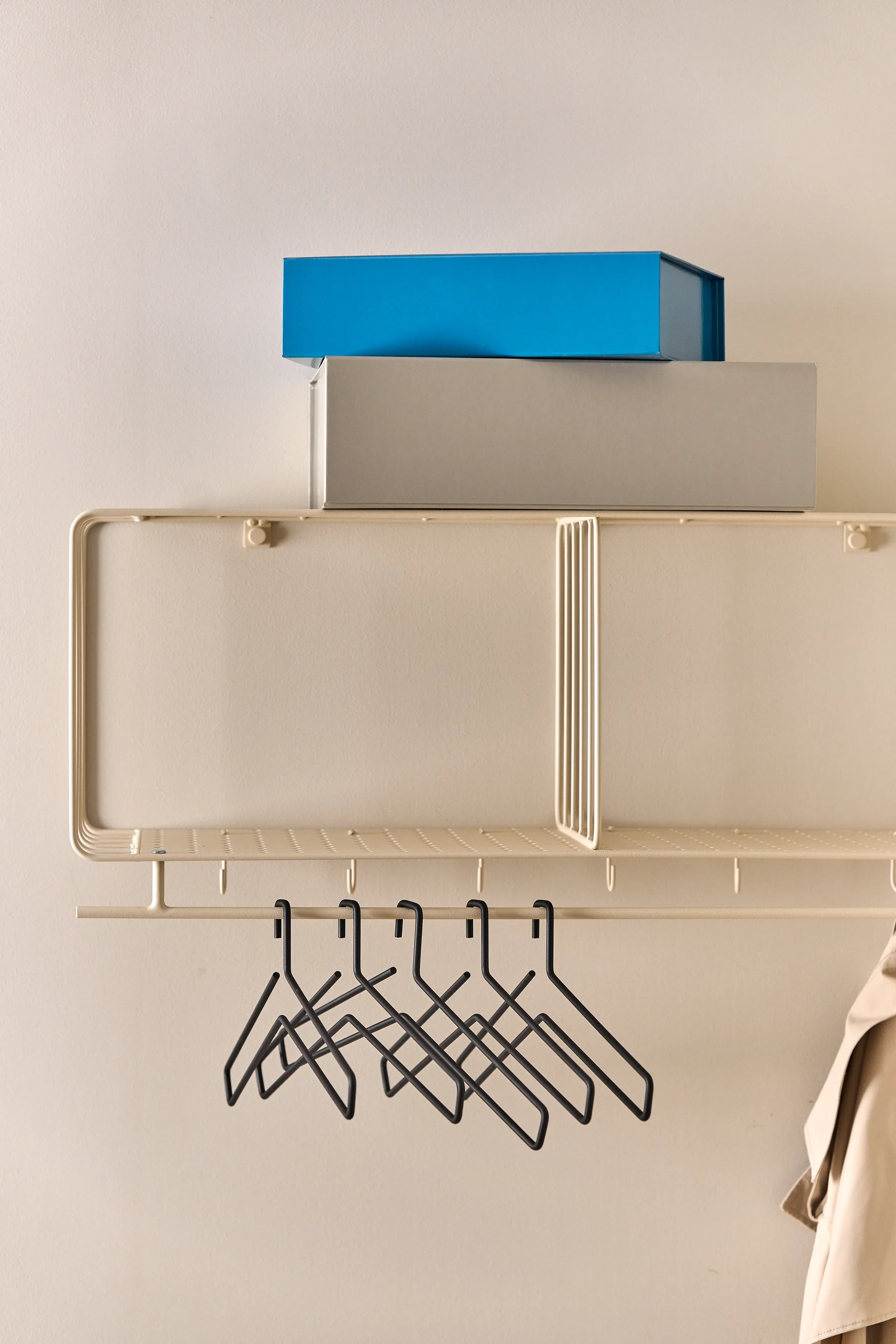 Nod hatthylla 90 cm, Beige Scandi Living