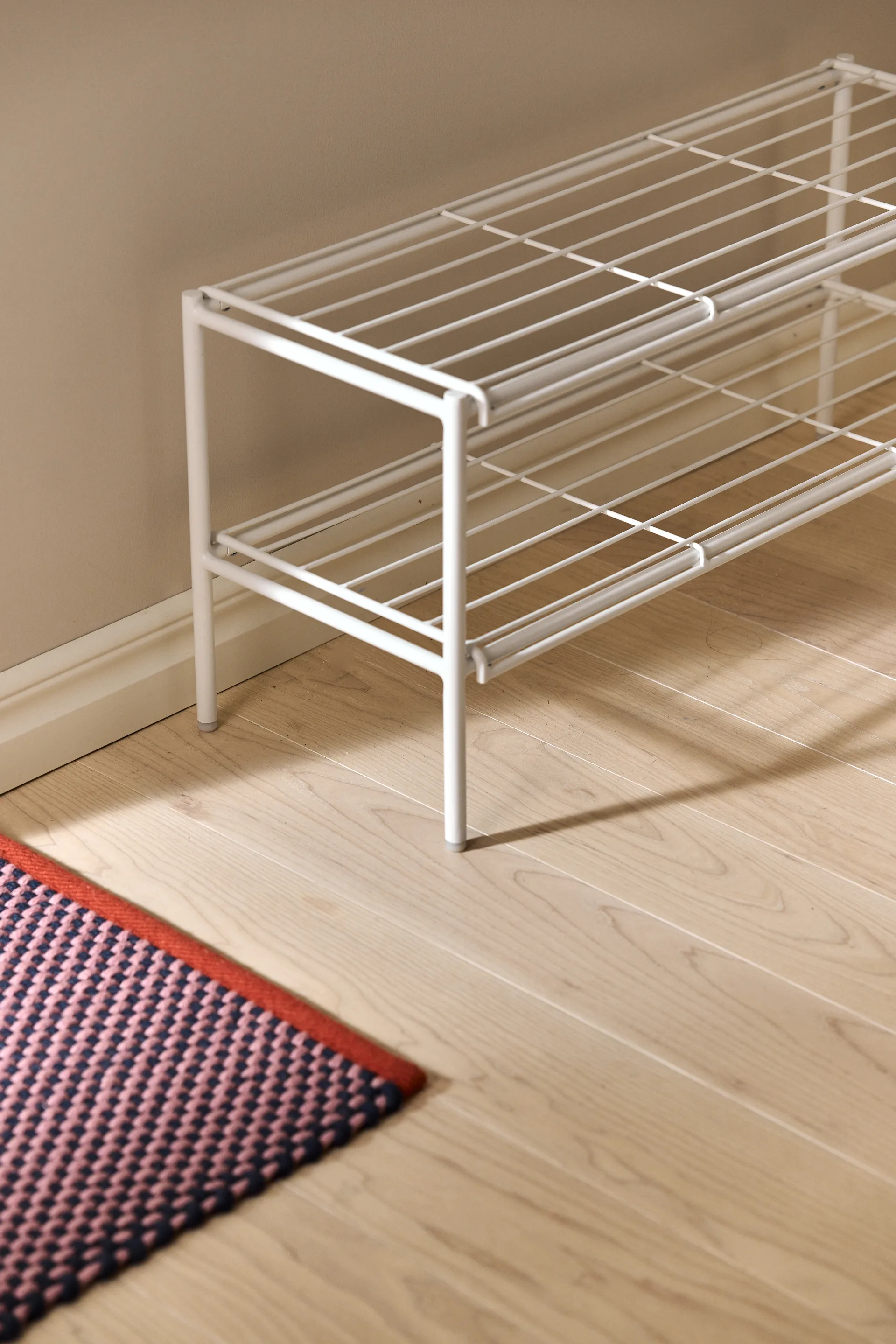 Nod skohylla 80x30x37 cm, White Scandi Living