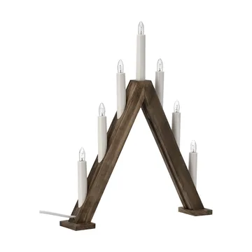 Nord adventsljusstake 40 cm - Mörkbetsad - Scandi Living