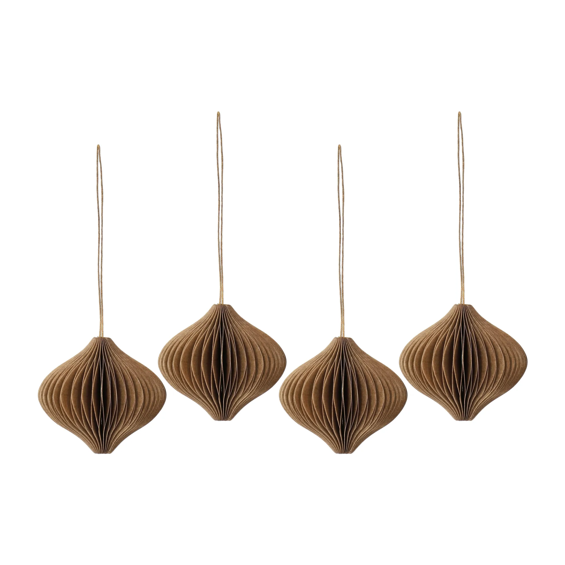 Onion julgranshänge 4-pack, Natural Scandi Living