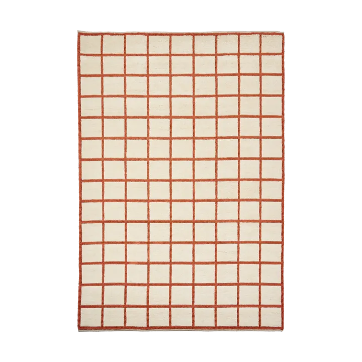 Pasture ullmatta naturvit/rost - 170x240 cm - Scandi Living