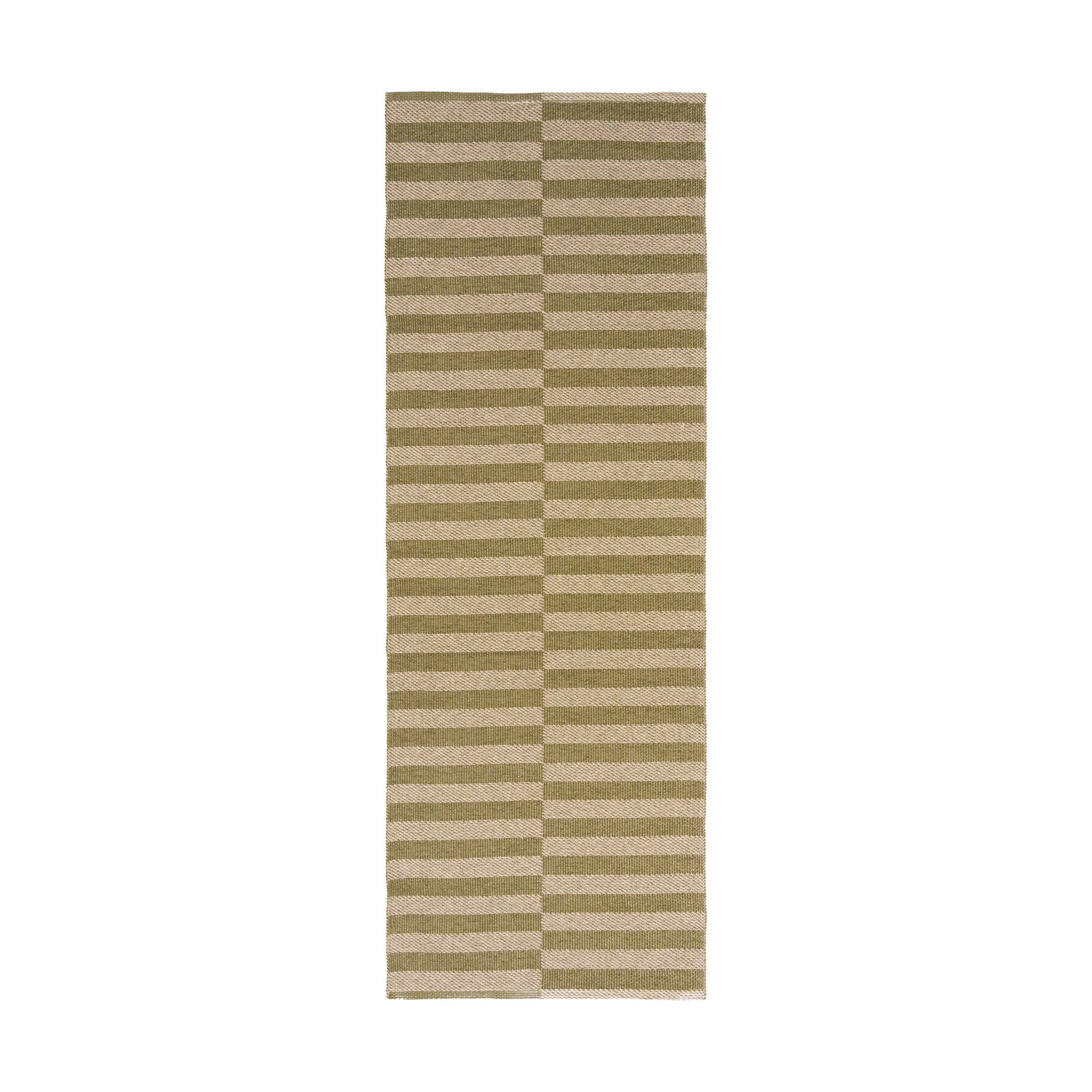 Path gångmatta, Olive green, 70x250 cm Scandi Living