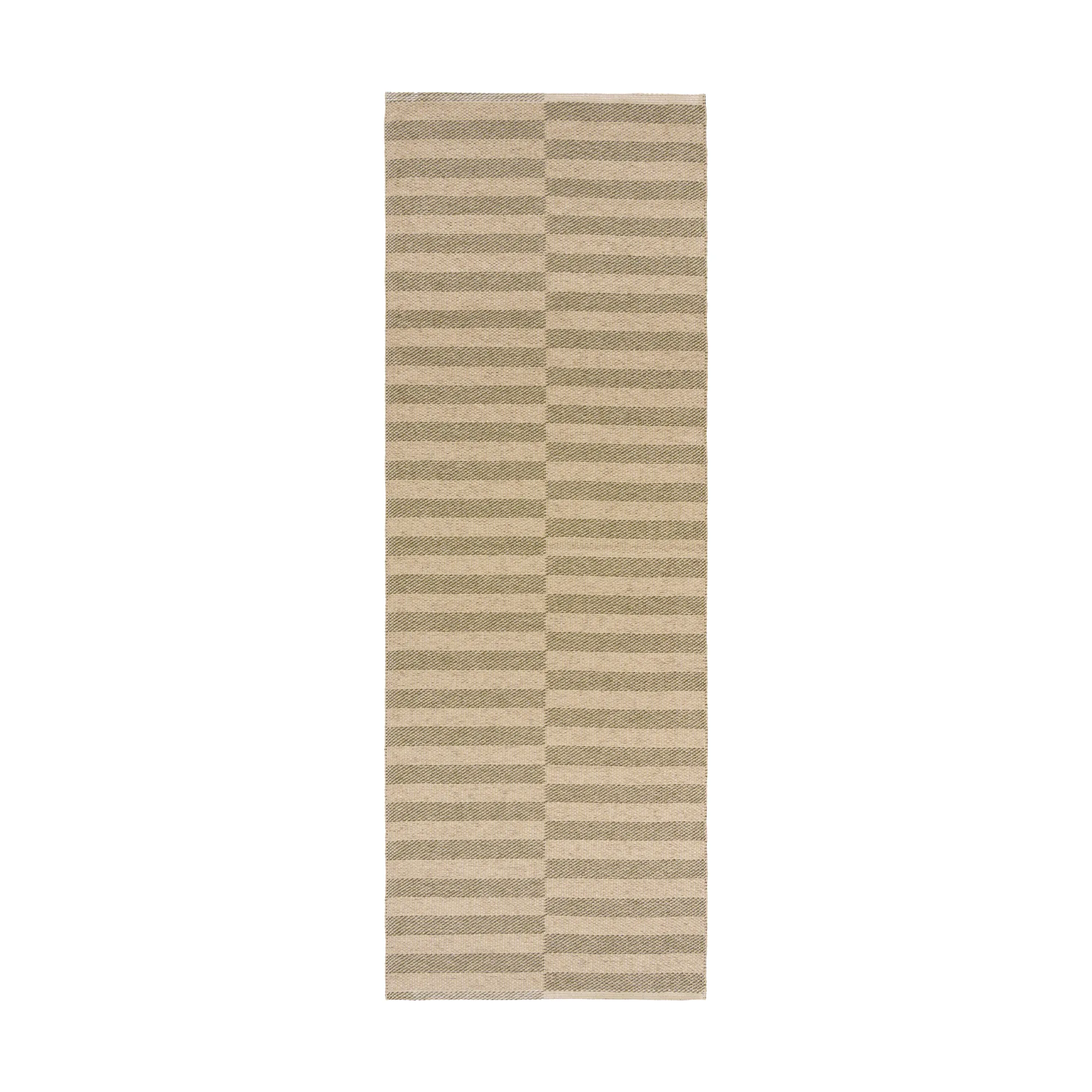 Path gångmatta, Olive green, 70x250 cm Scandi Living