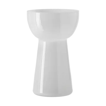 Petal hyacintvas 14 cm - Vit - Scandi Living