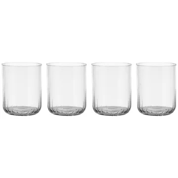 Pristine tumbler glas 37 cl 4-pack - Klar - Scandi Living