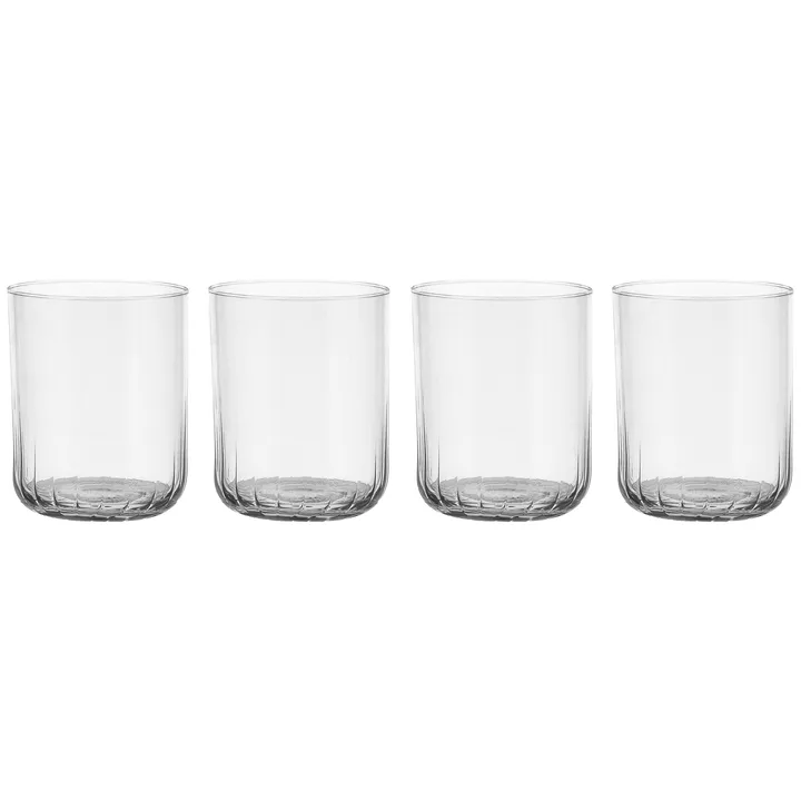 Pristine tumbler glas 37 cl 4-pack - Klar - Scandi Living