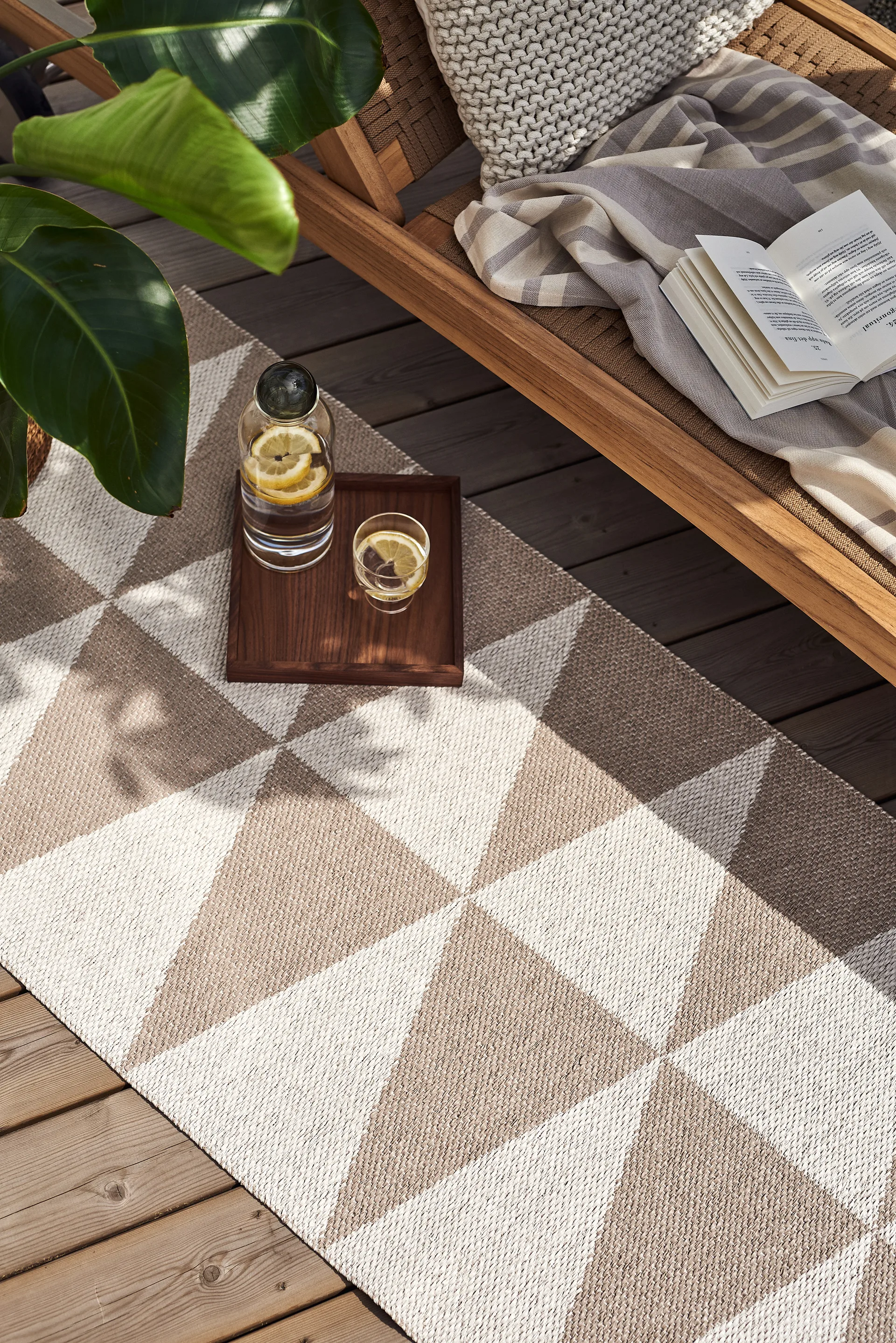 Rime plastmatta greige, 70x150cm Scandi Living