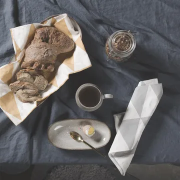 Rime small kökshandduk - concrete (grå) - Scandi Living
