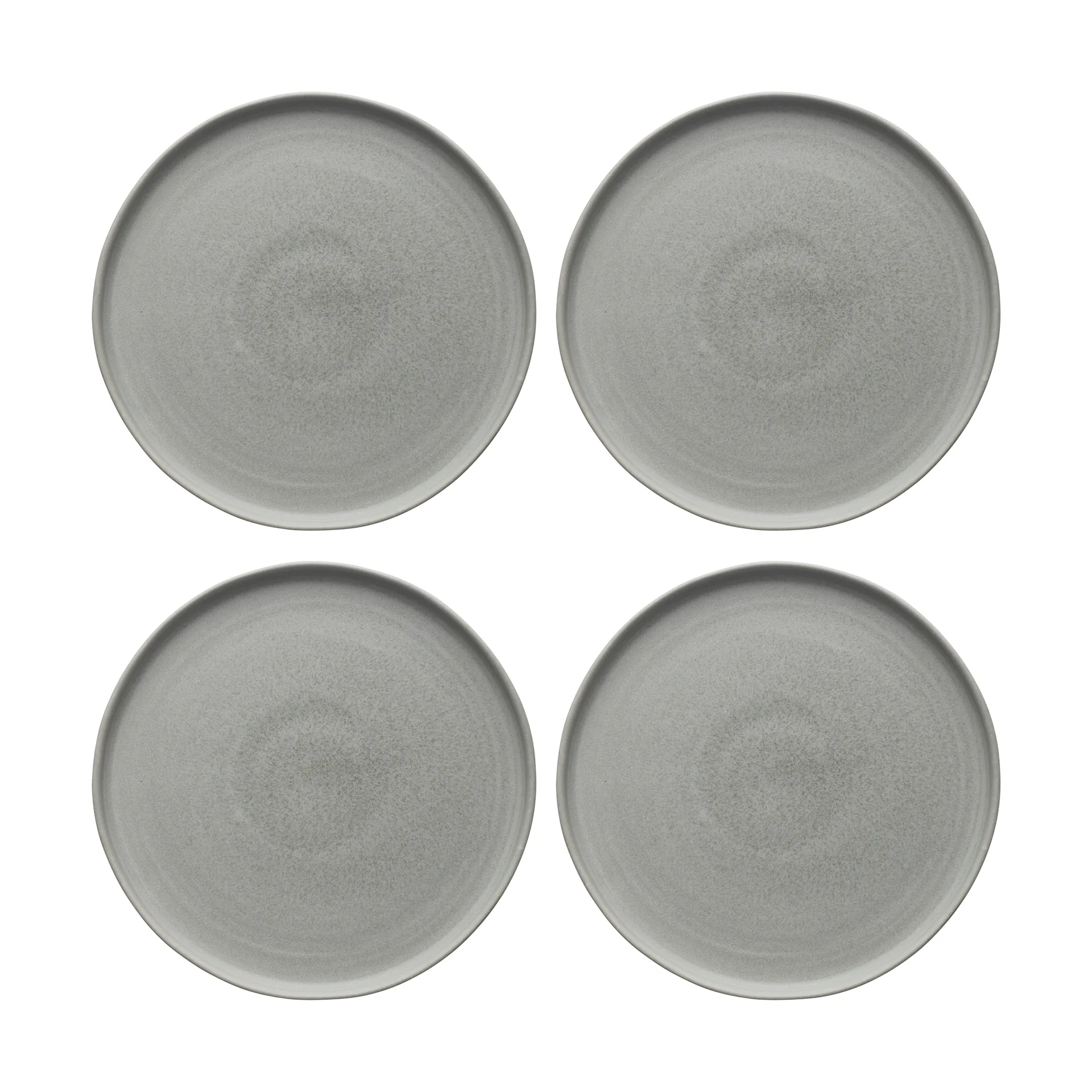 Sandsbro mattallrik ljusgrå, Ø26 cm, 4-pack Scandi Living